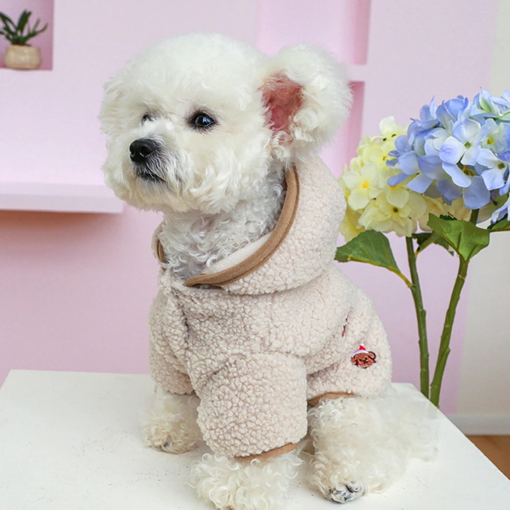 Warm Hooded Winter Coat for Pets