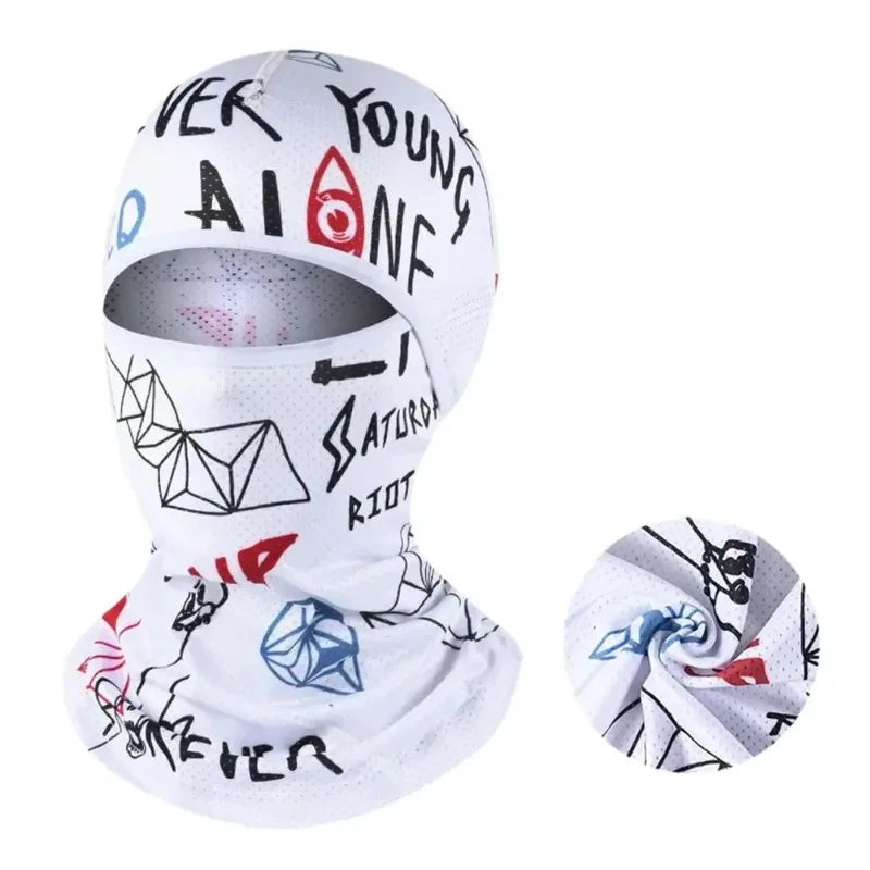 Summer Ice Silk Cooling Cycling Balaclava