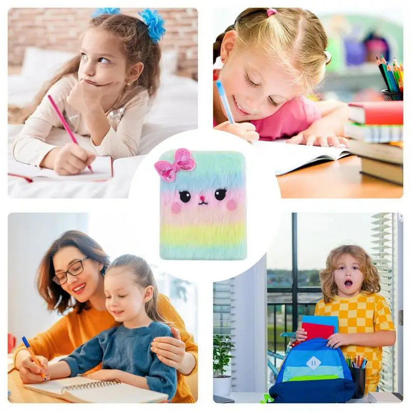 Cartoon Cat Kids Journal Notebook