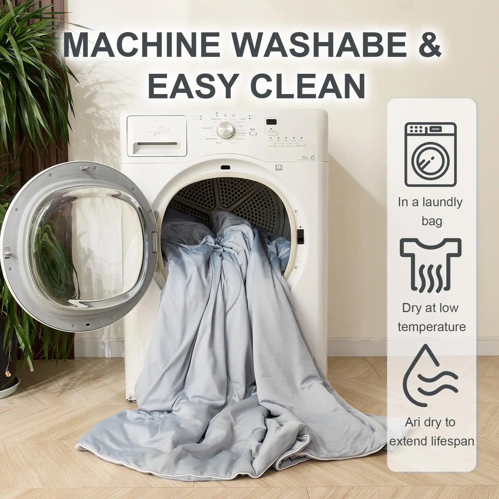 Double-Sided Washable Cooling Comforter