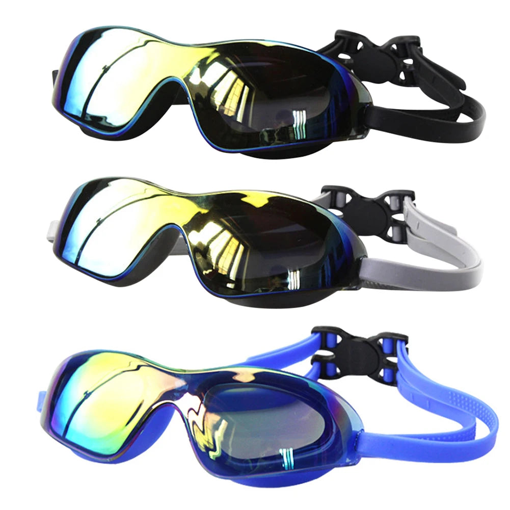 Adjustable Electroplate Swim Goggles
