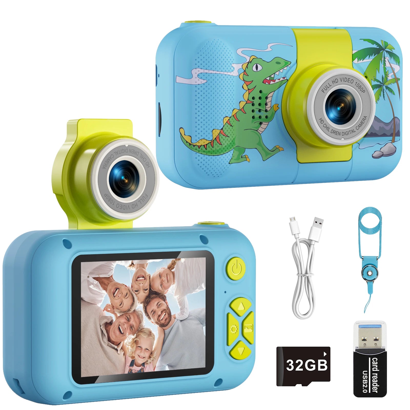 ARNSSIEN Kids Digital Camera – Ages 3–12