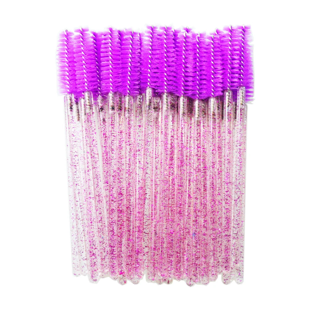 50pcs Disposable Eyelash Brush Set