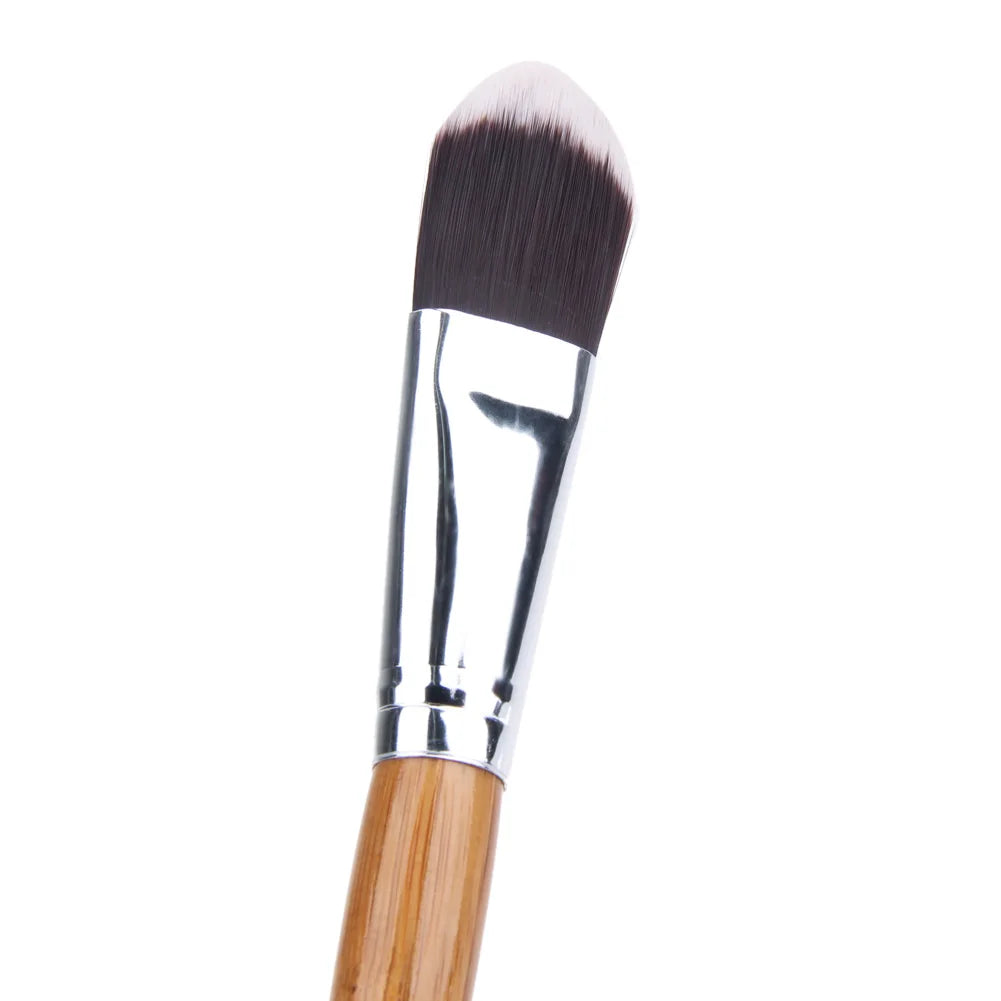 Washable Foundation Brush with Bamboo Handle