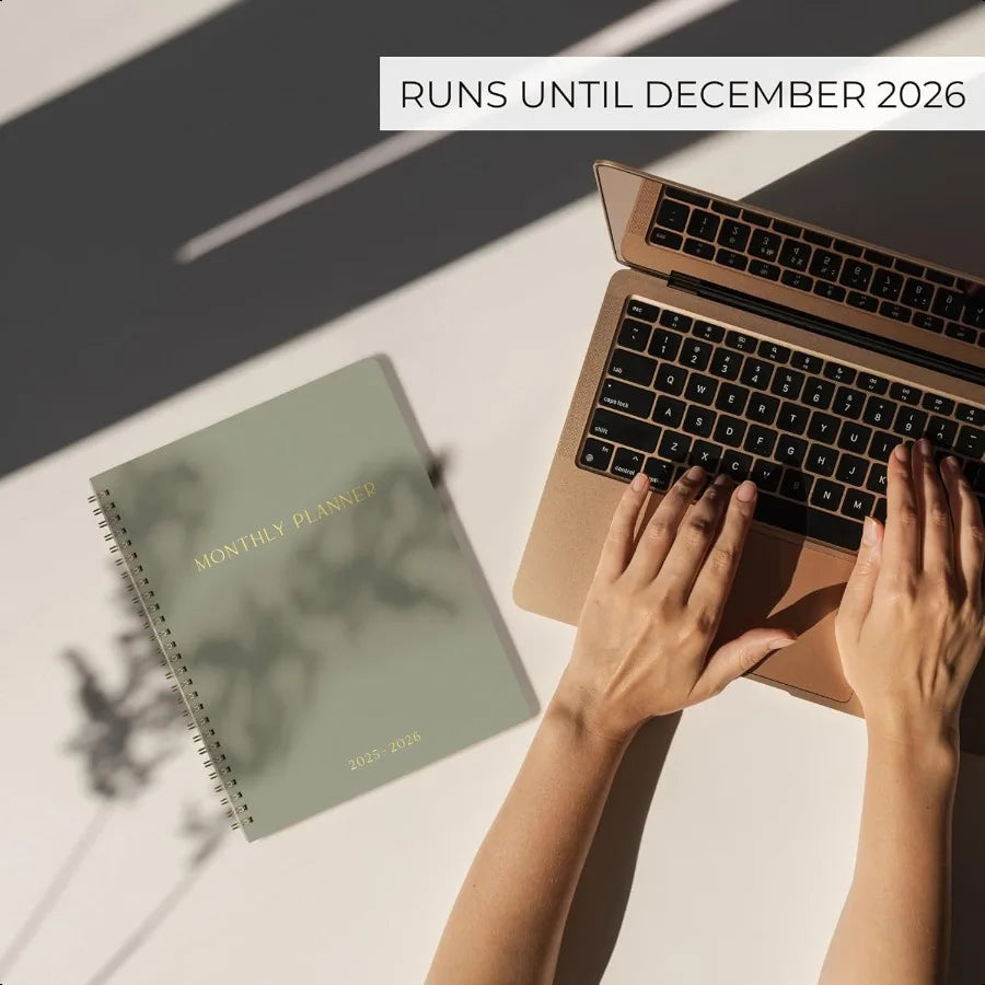 2025–2026 Aesthetic Monthly To-Do Notebook