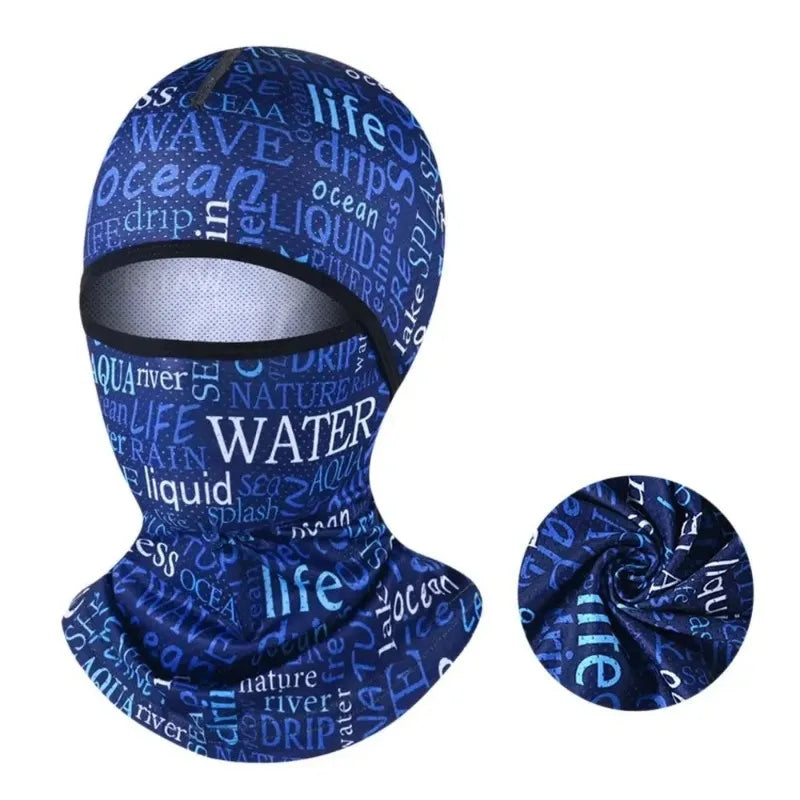 Summer Ice Silk Cooling Cycling Balaclava