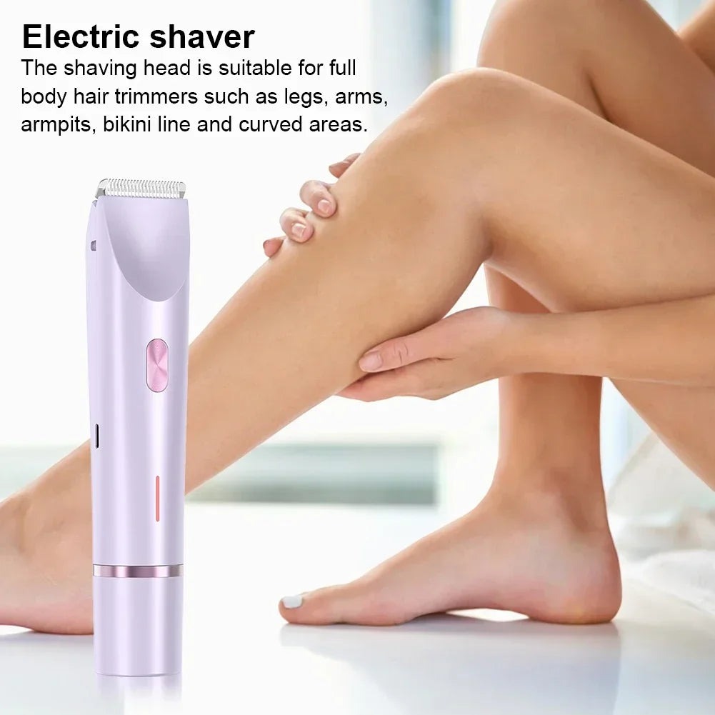 2-in-1 Dual Head Women Electric Razor