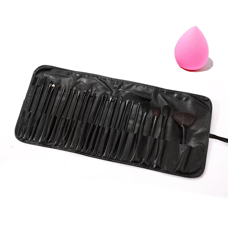 24 Pcs Makeup Brush Set with Gift Bag