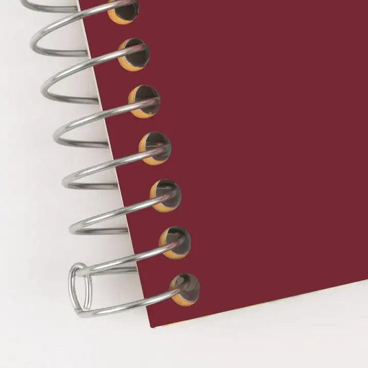Five Star 7x5 Burgundy Notebooks – 8 Pack