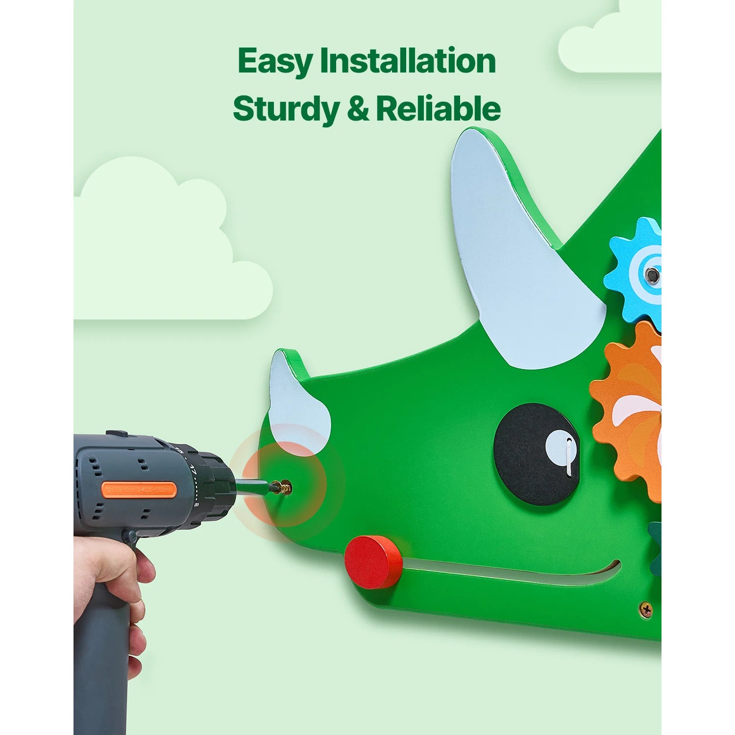 Dinosaur Kids Busy Wall Board Toy