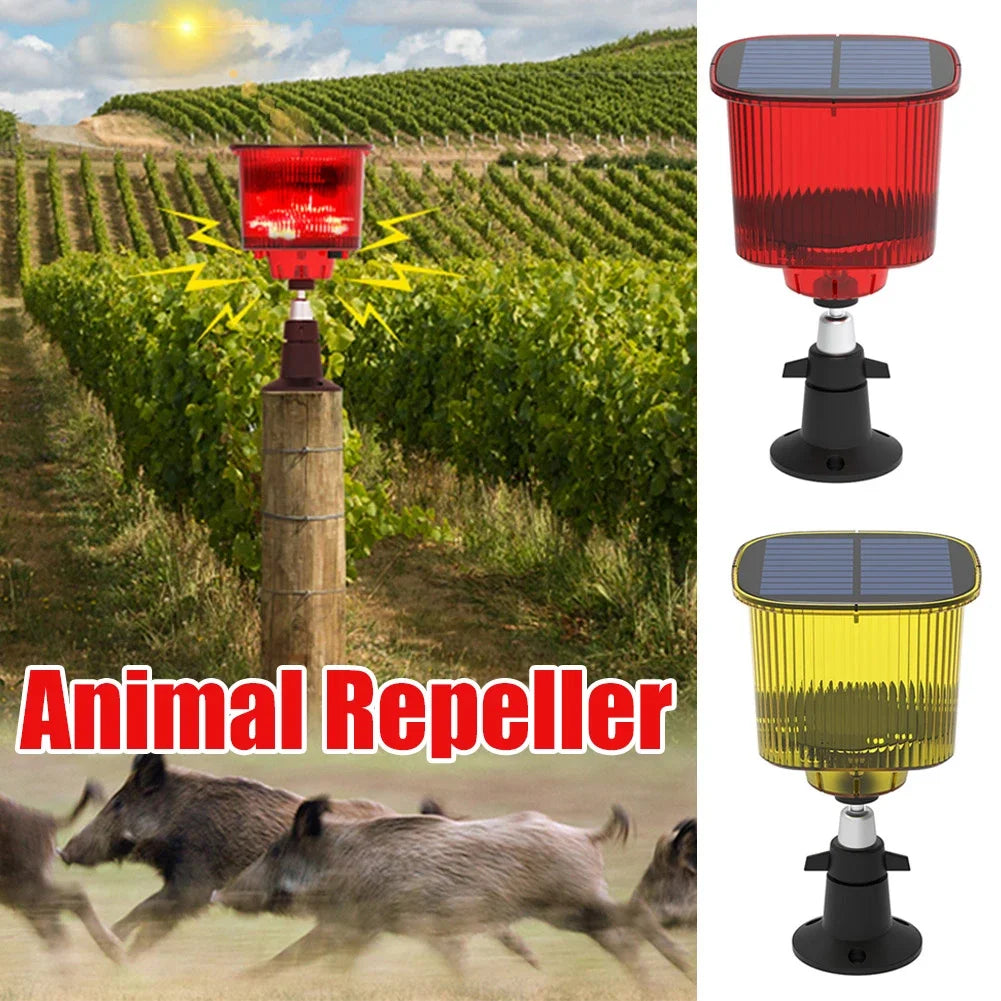 Solar Animal Bird Repeller Outdoor Light