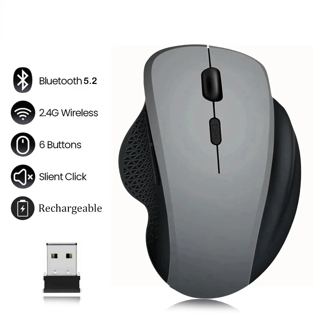 Bluetooth 5.2 Wireless Gaming Mouse 1600DPI