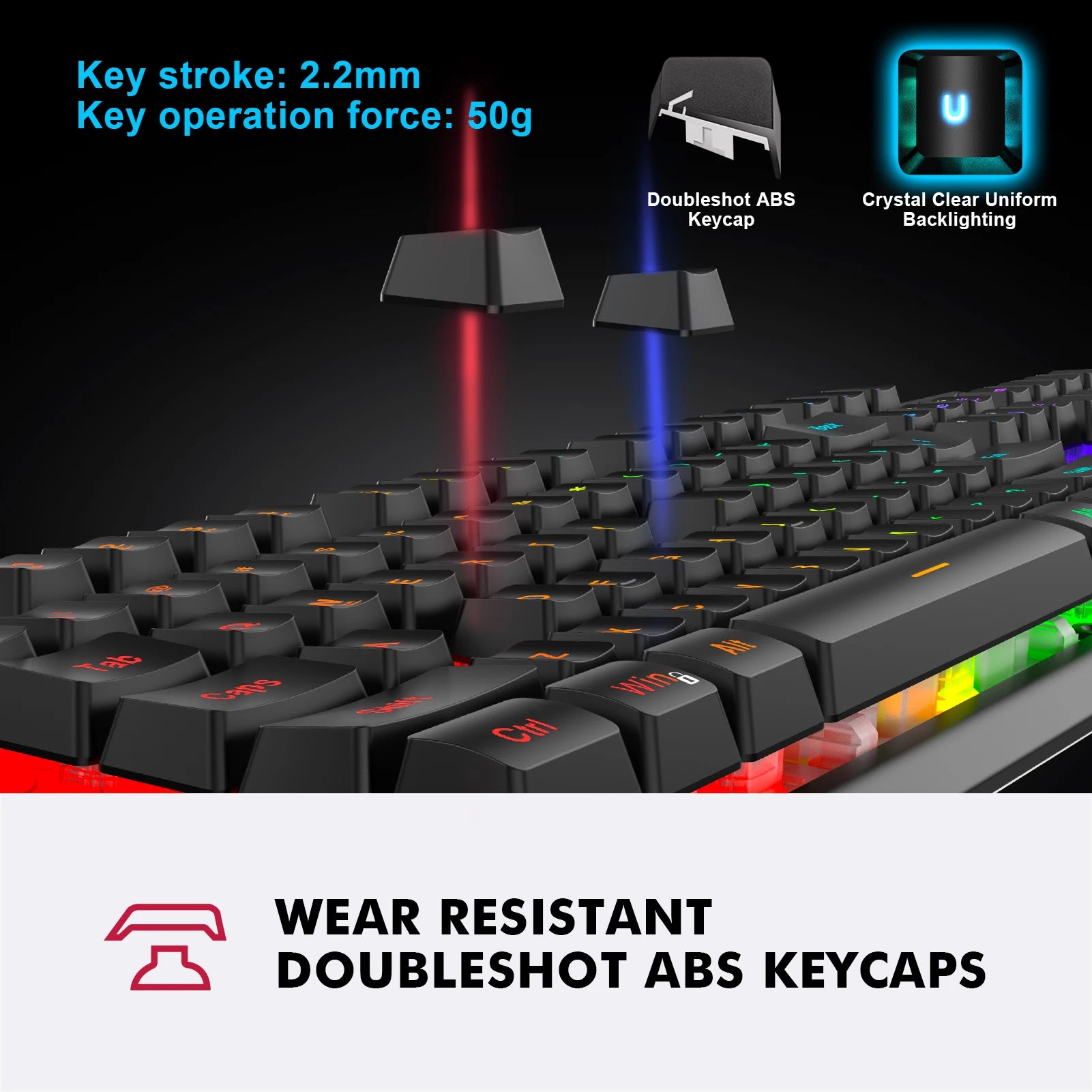 NPET K10V3 RGB Wired Gaming Keyboard
