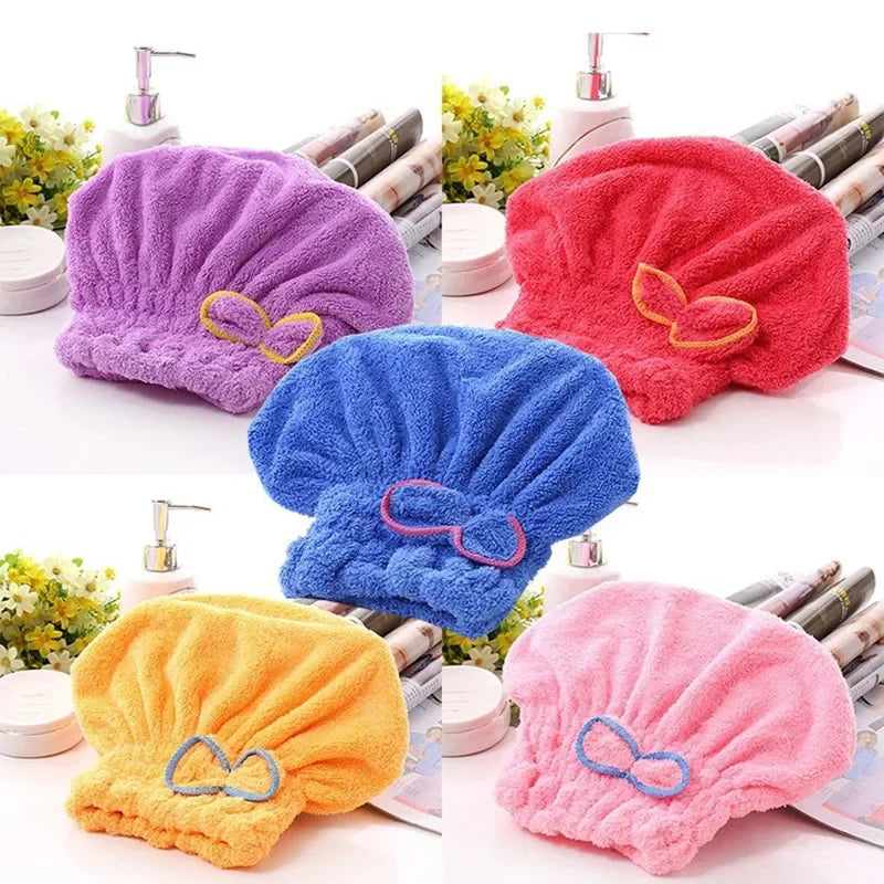 Microfiber Quick-Dry Hair Cap Wrap