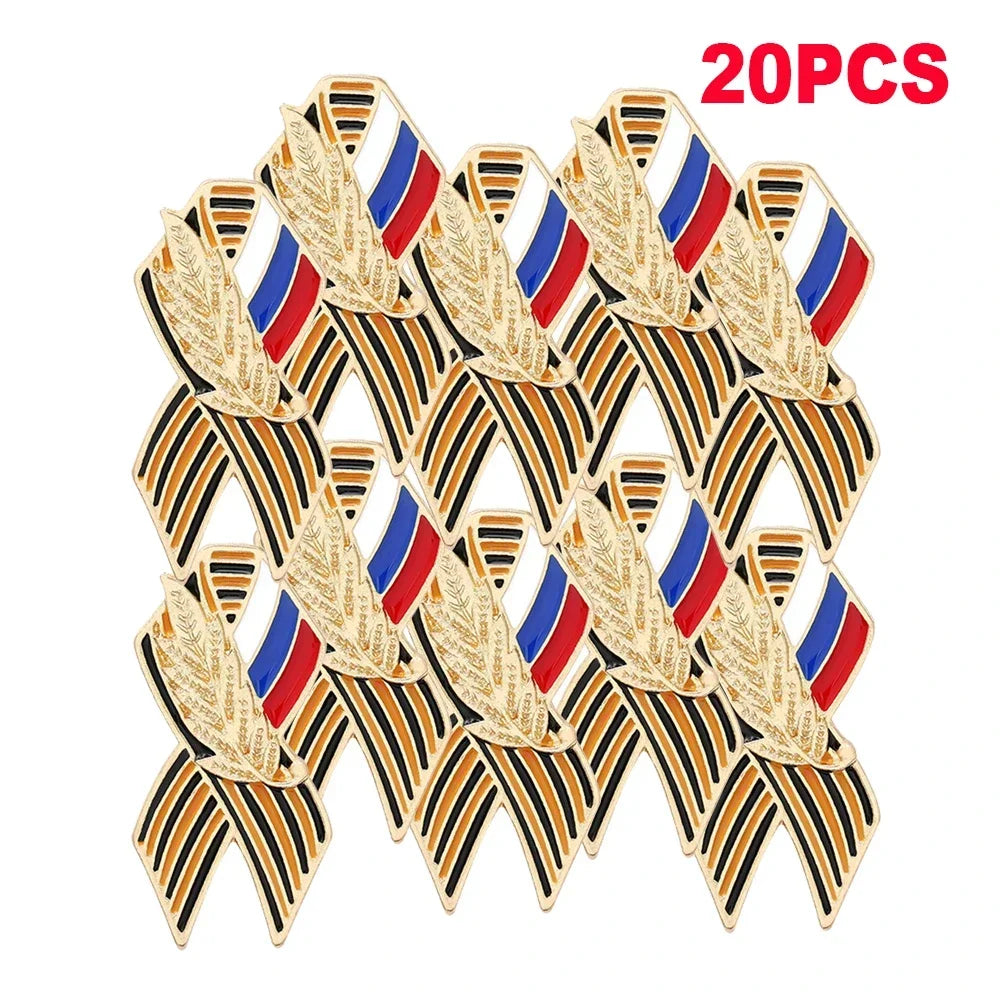 Russian Flag Saint Victory Day Lapel Pin