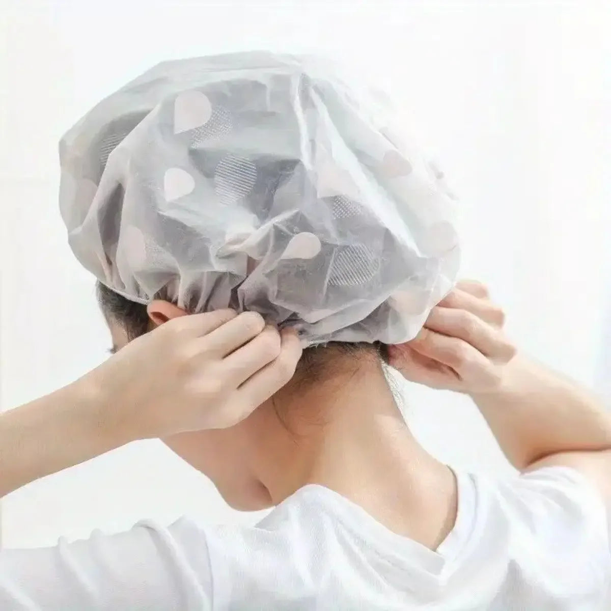 Chic Floral Waterproof Shower Cap