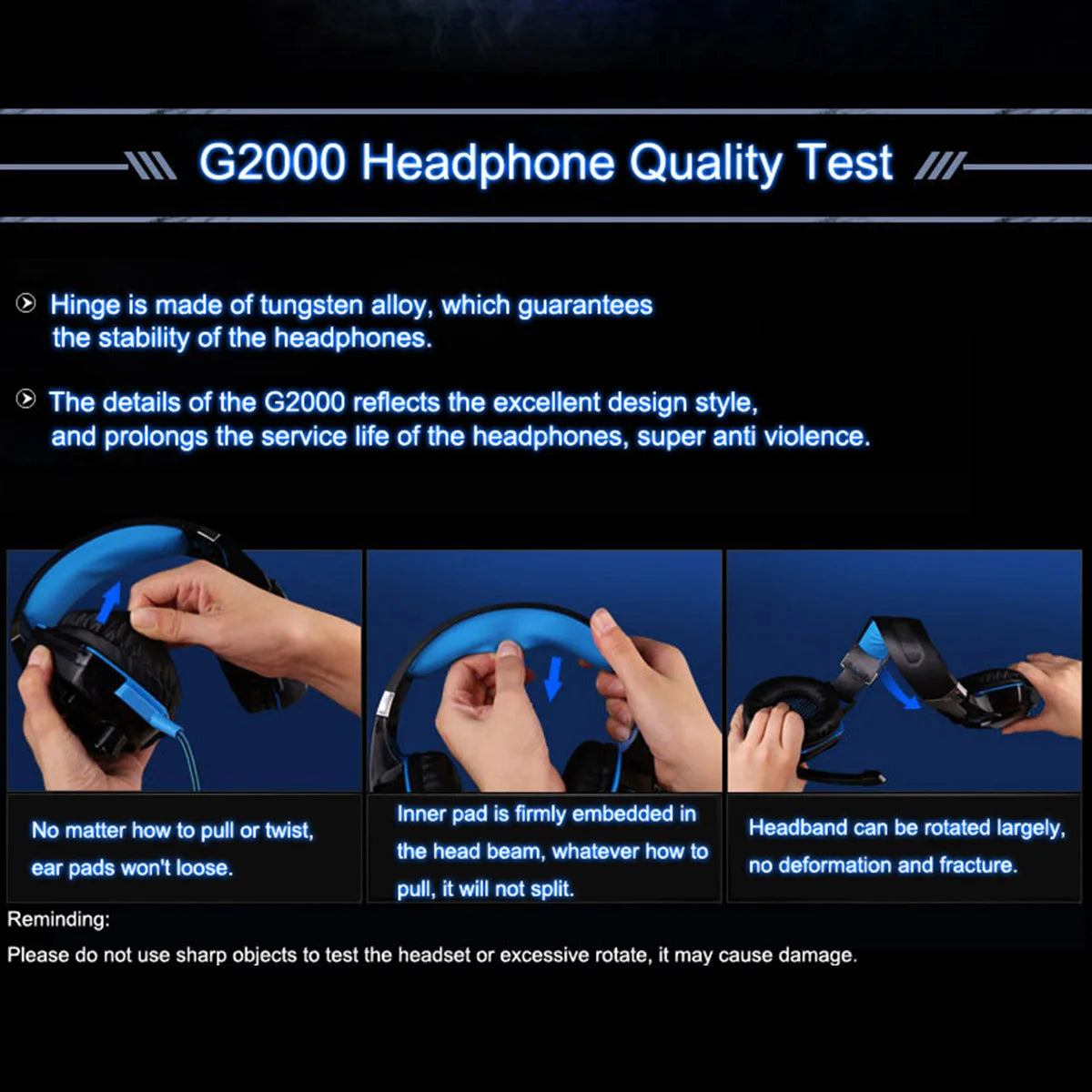 G2000 Stereo Wired Gaming Headset