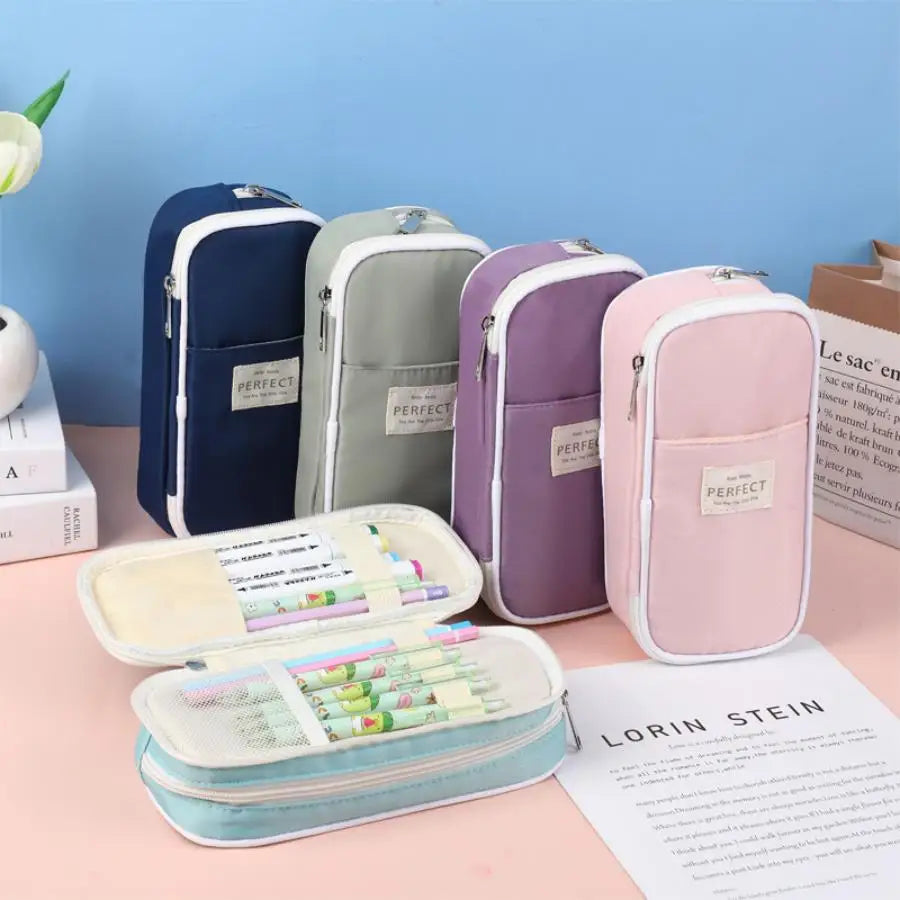 Retractable Pencil Case Large Capacity Box