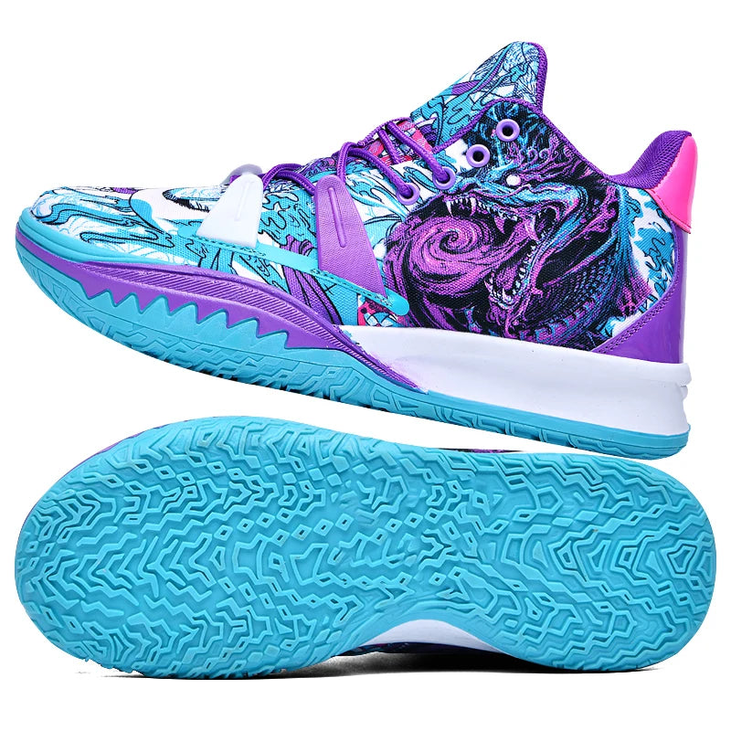 Men's Non-Slip Breathable Basketball Sneakers