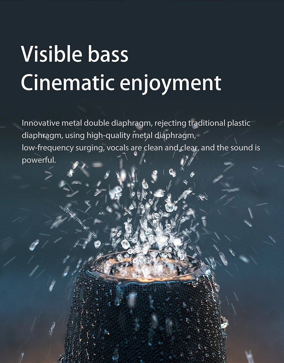 Zealot S67 Wireless Outdoor Speaker 40H