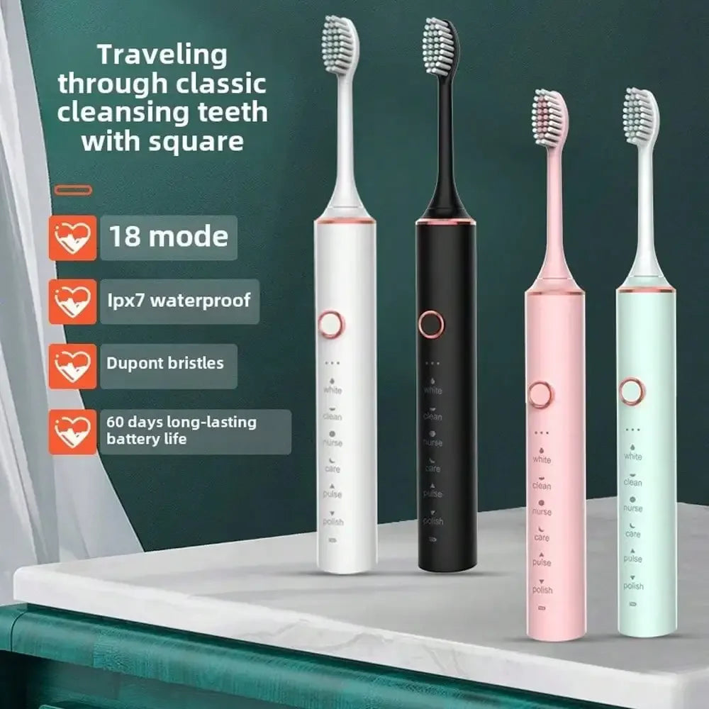 Soft Bristle USB Electric Toothbrush