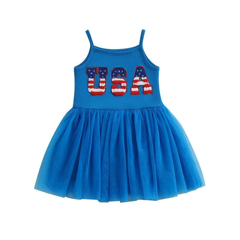 Toddler 4th of July Tulle Dress