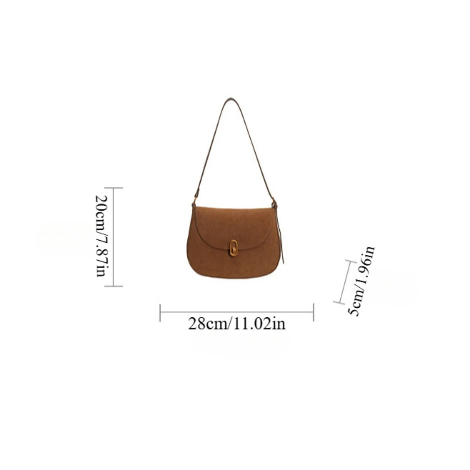 2025 Retro Women’s Saddle Crossbody Bag