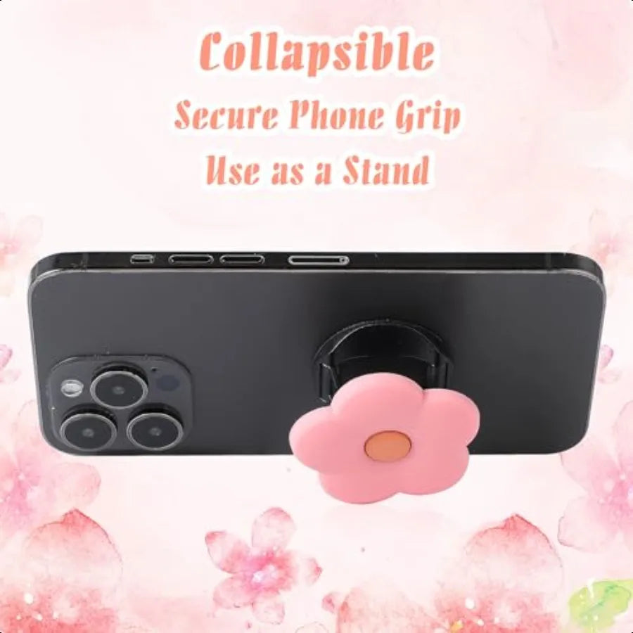 Daisy Flower Silicone Phone Grip Holder