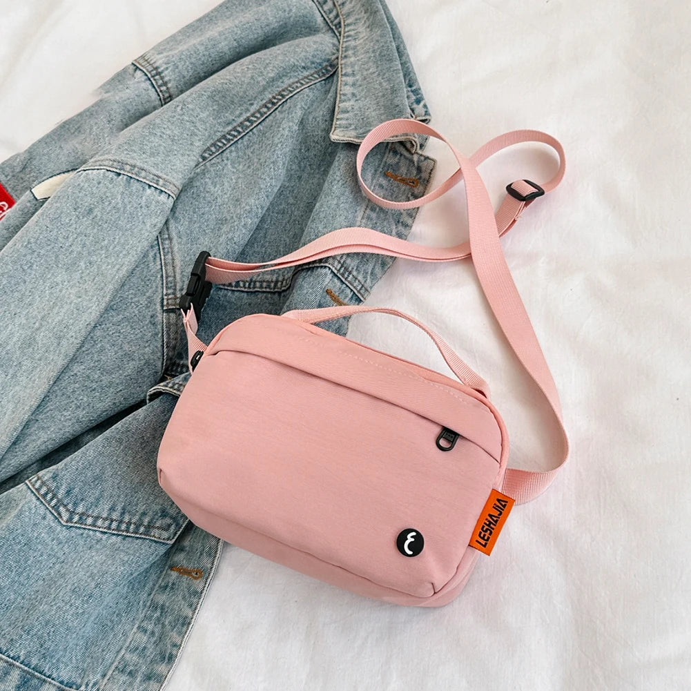 Unisex Nylon Multi-Pocket Bum Bag