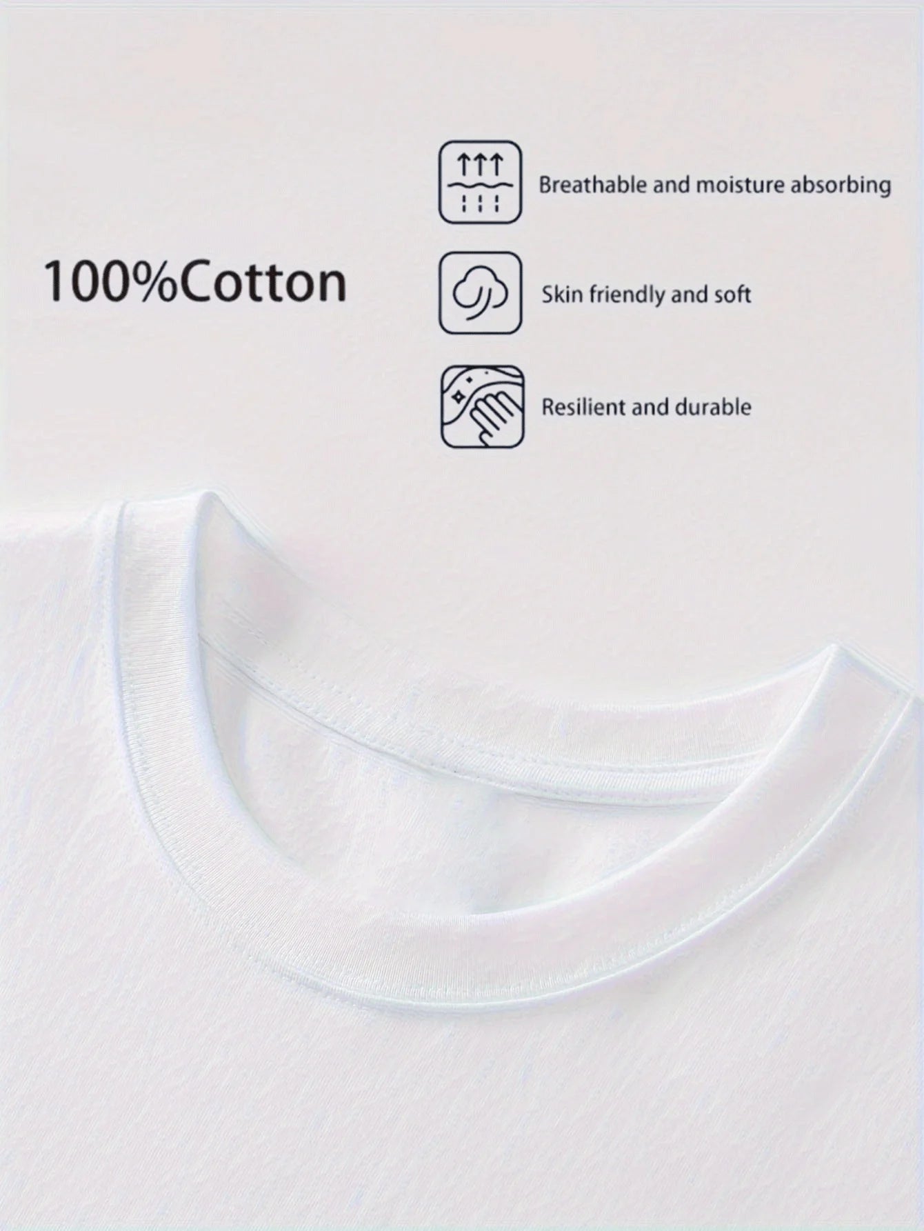 Cartoon Muscle Goose Cotton T-Shirt