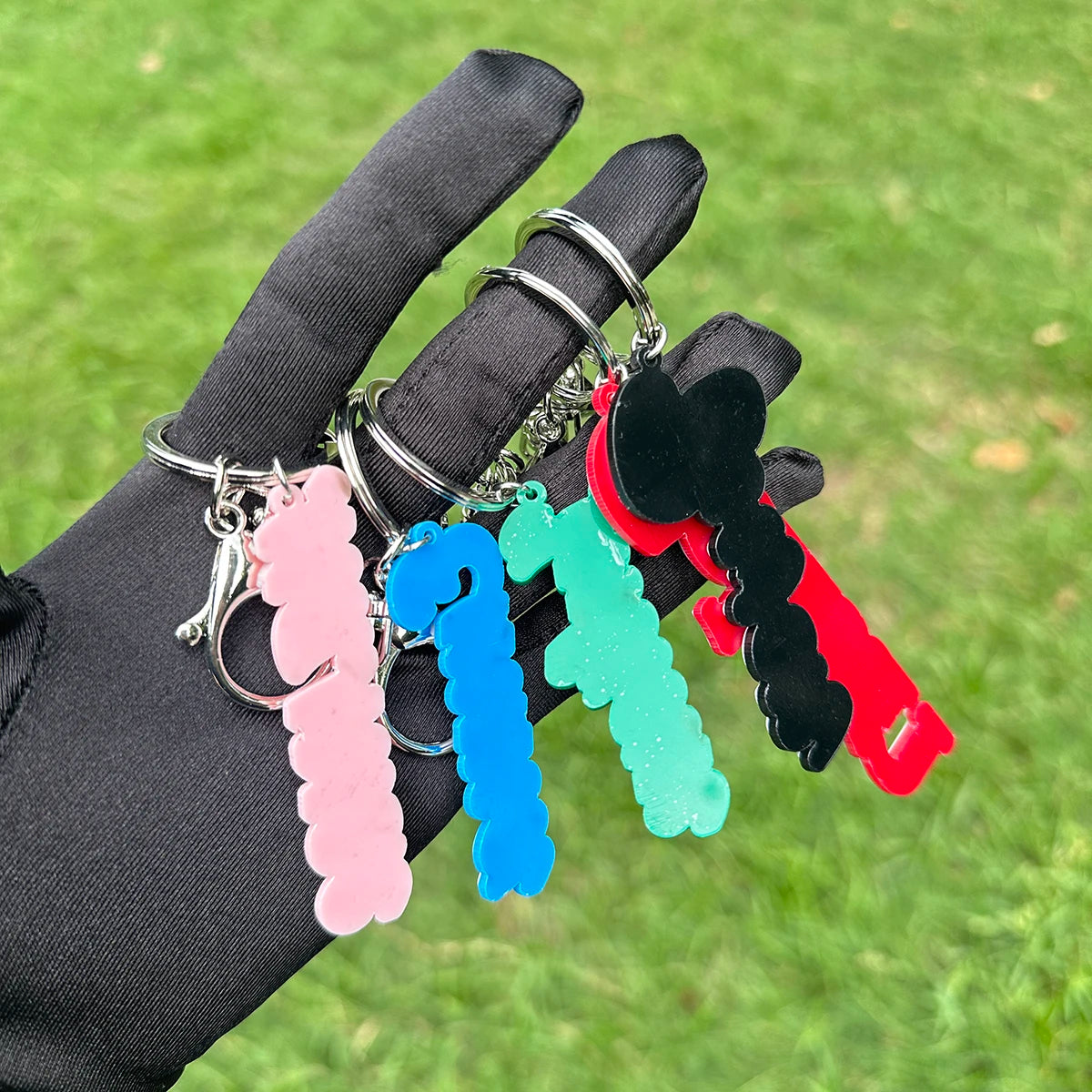 Custom Acrylic 3D Name Tag Keychain