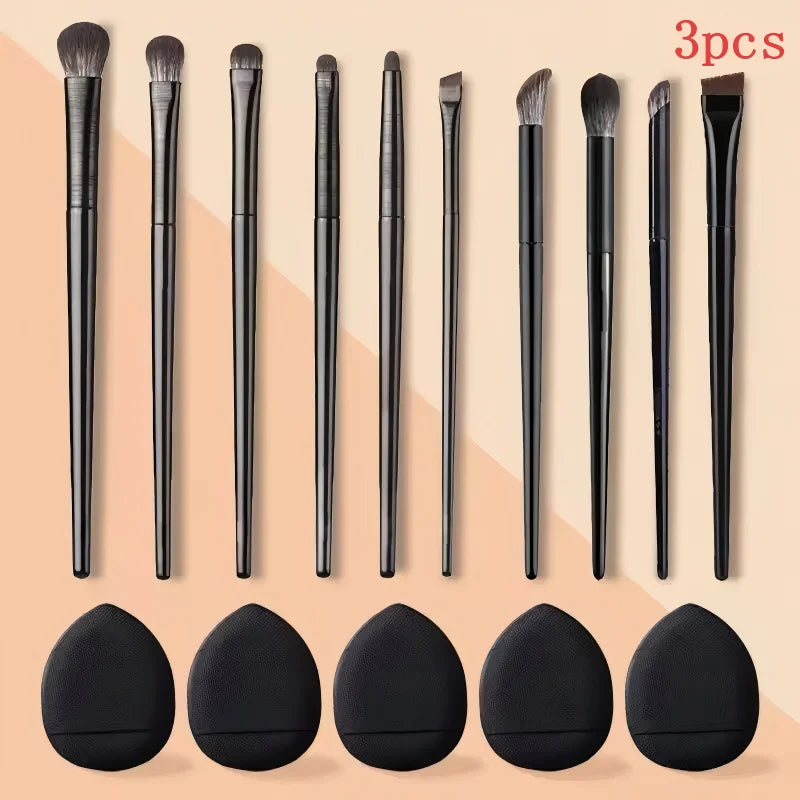 Soft Bristle Eyeshadow Brush Set 10pcs
