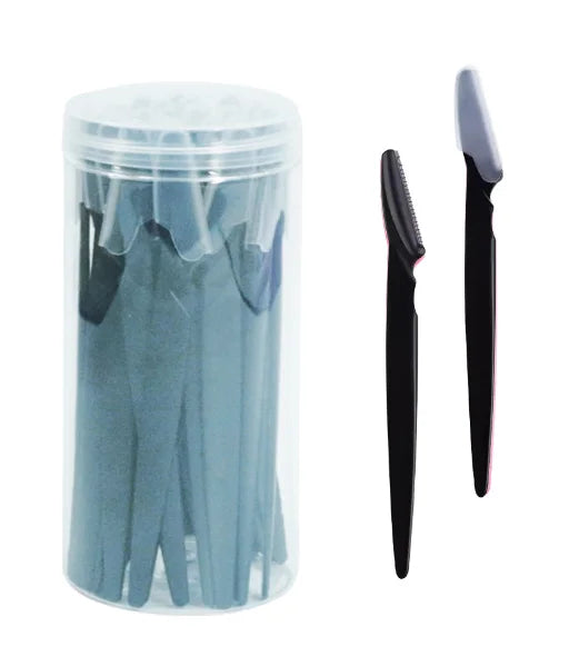 30PCS Eyebrow Razors with Case