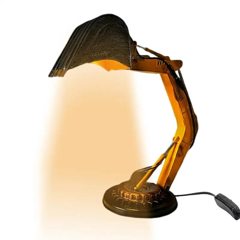 Excavator LED Bedside Kids Night Lamp