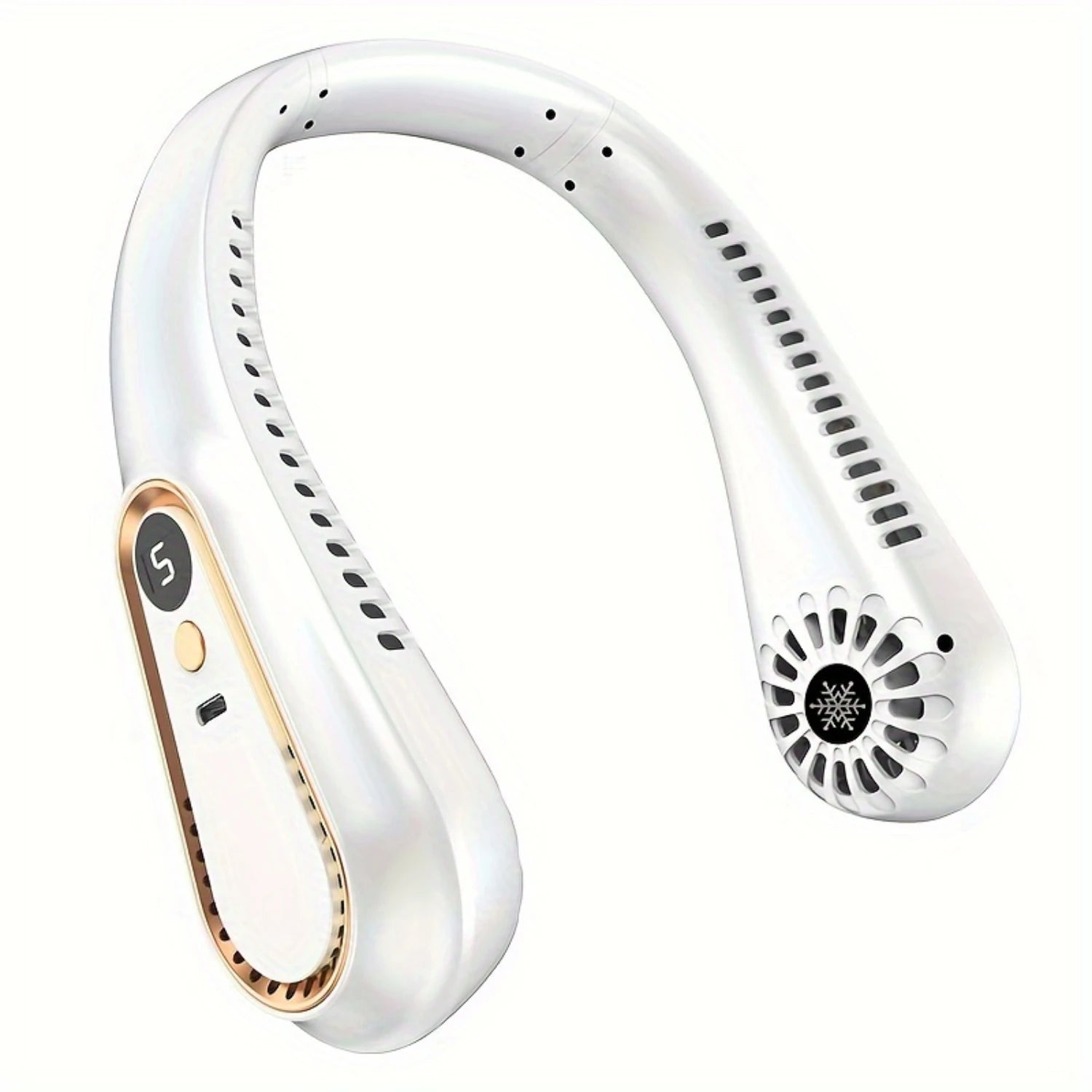 Mini Neck Fan – Bladeless & Cool