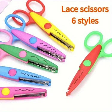 6 Pattern Craft Scissors Set – 5 Inch