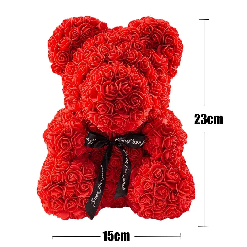 Rose Bear with LED Lights Gift Box
