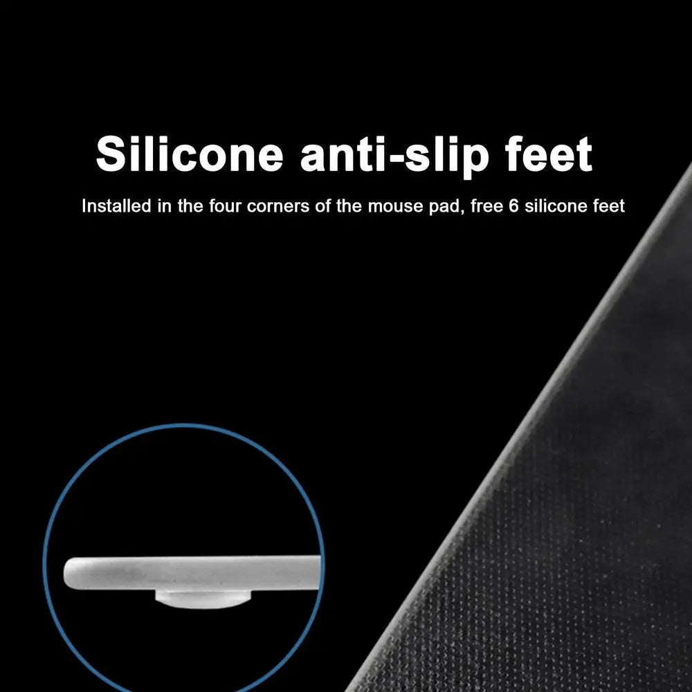 Tempered Glass Transparent Mouse Pad