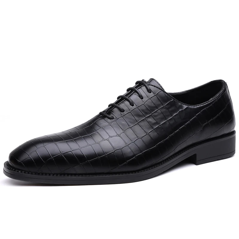 Luxury Men's Brogue Leather Oxford Shoes