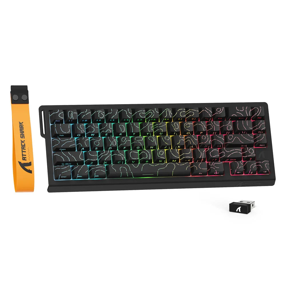 ATTACK SHARK X68 PRO Wireless RGB Keyboard