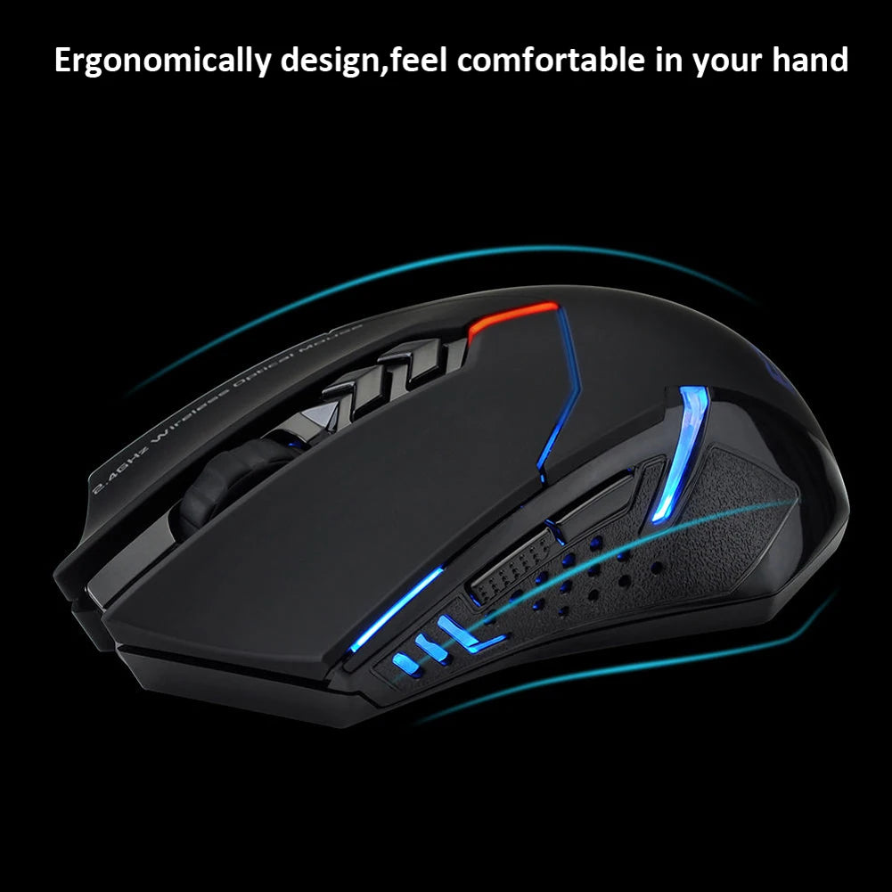2.4GHz Wireless Gaming Mouse 7-Button