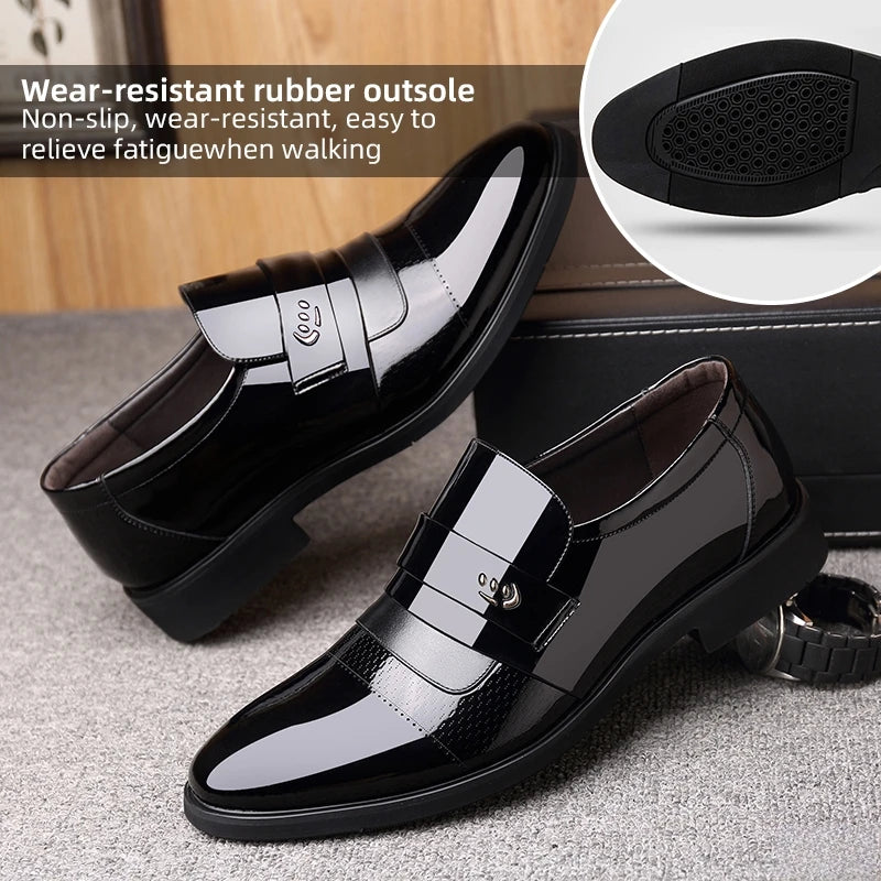Men's Leather Formal Oxford Dress Shoes