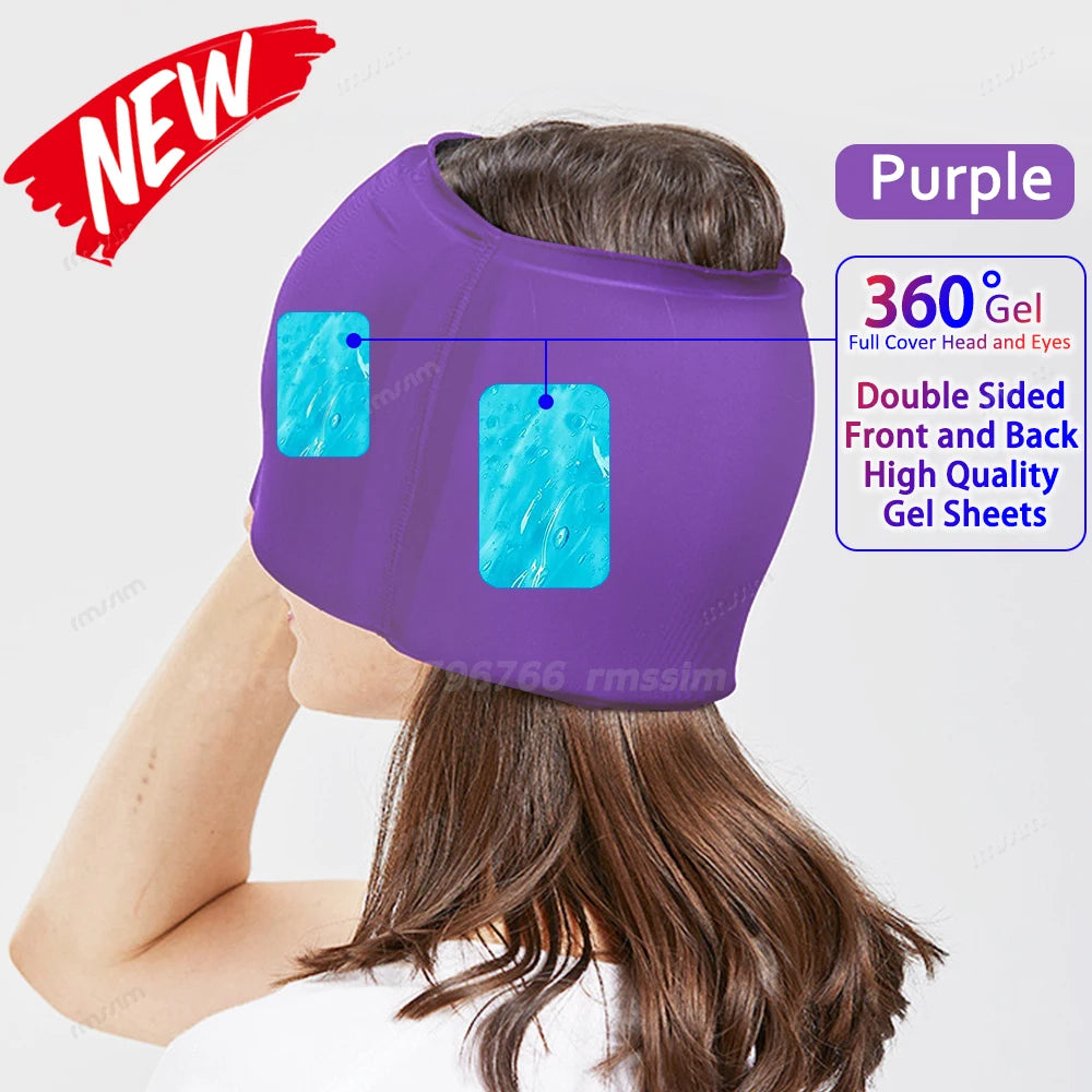 Migraine Relief Gel Therapy Hat Cap