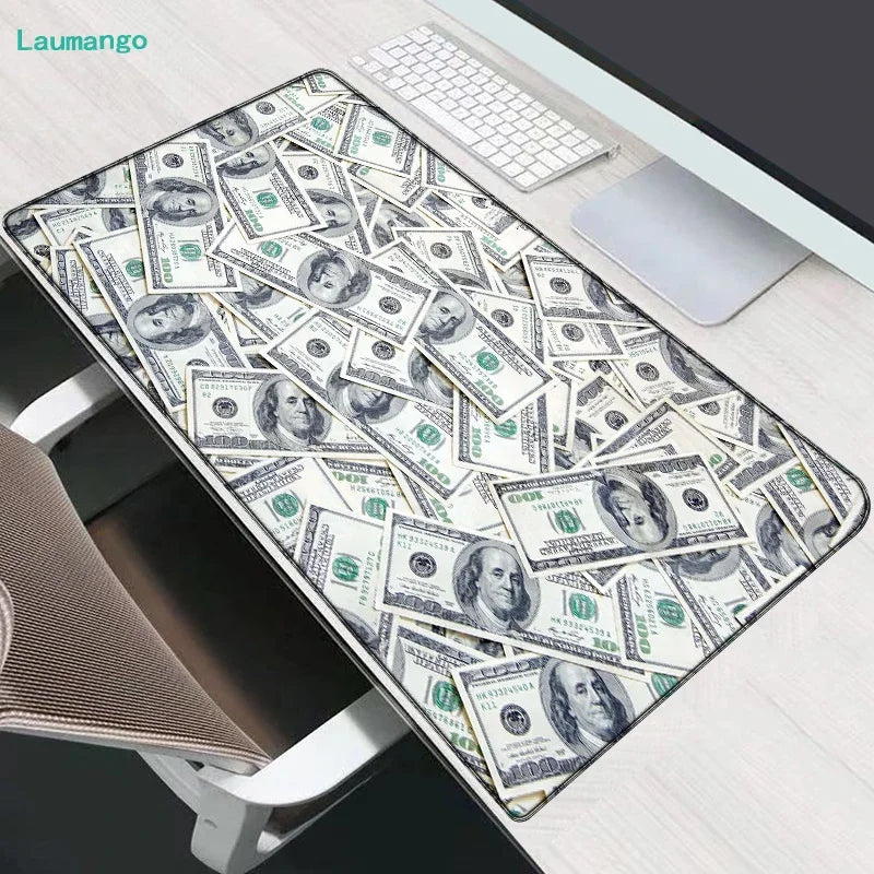 FTVAE Gaming Laptop Dollar Print Desk Mat