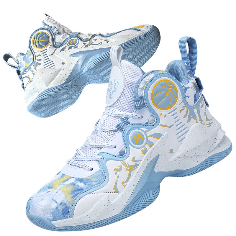 Men's No-Slip Breathable Basketball Shoes