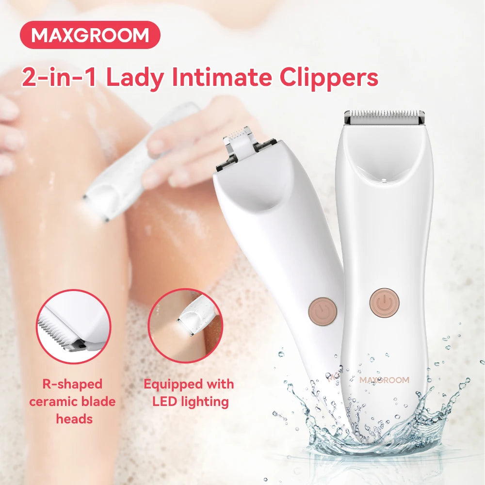 MAXGROOM 2-in-1 Electric Razor for Women