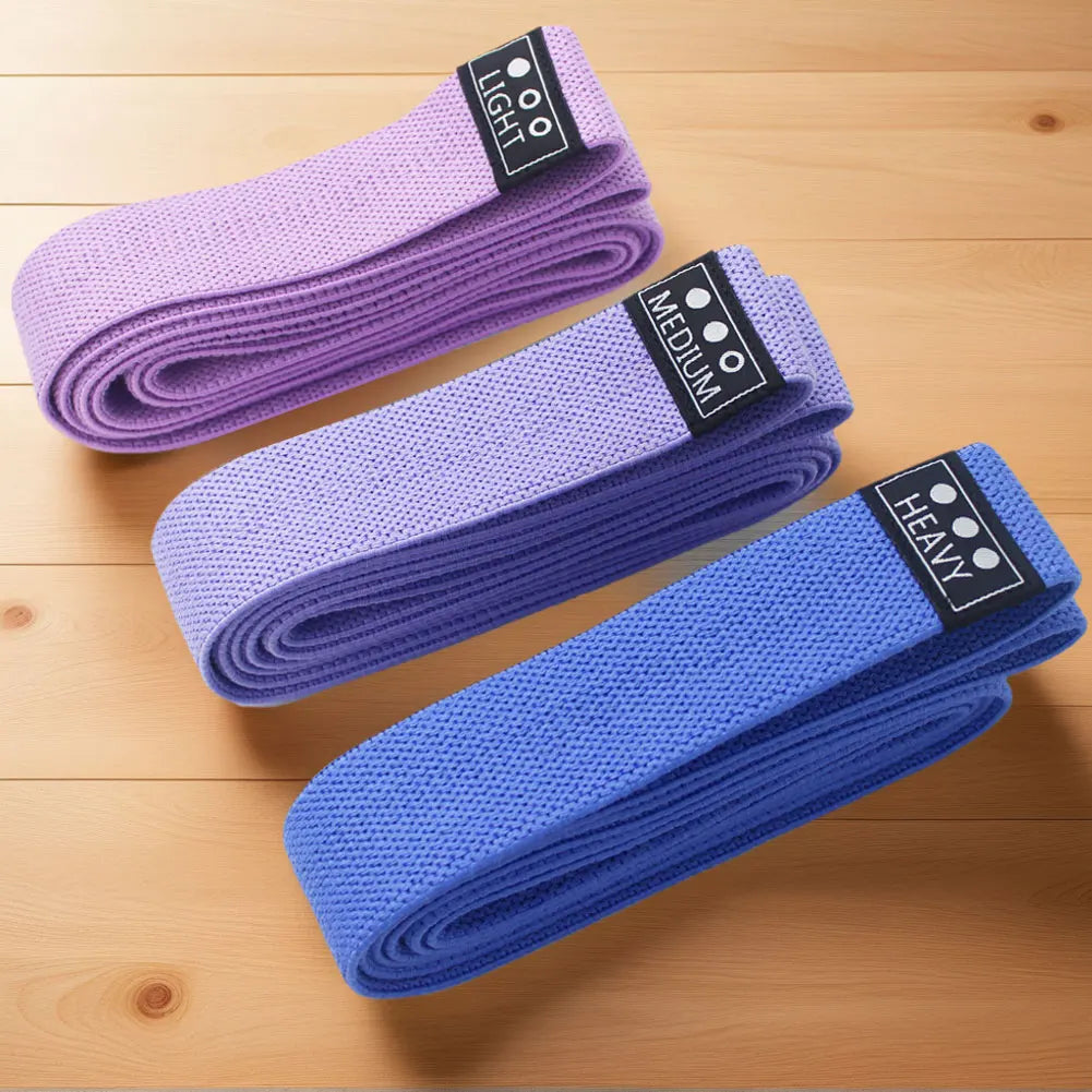 3PCS Long Workout & Booty Bands Set