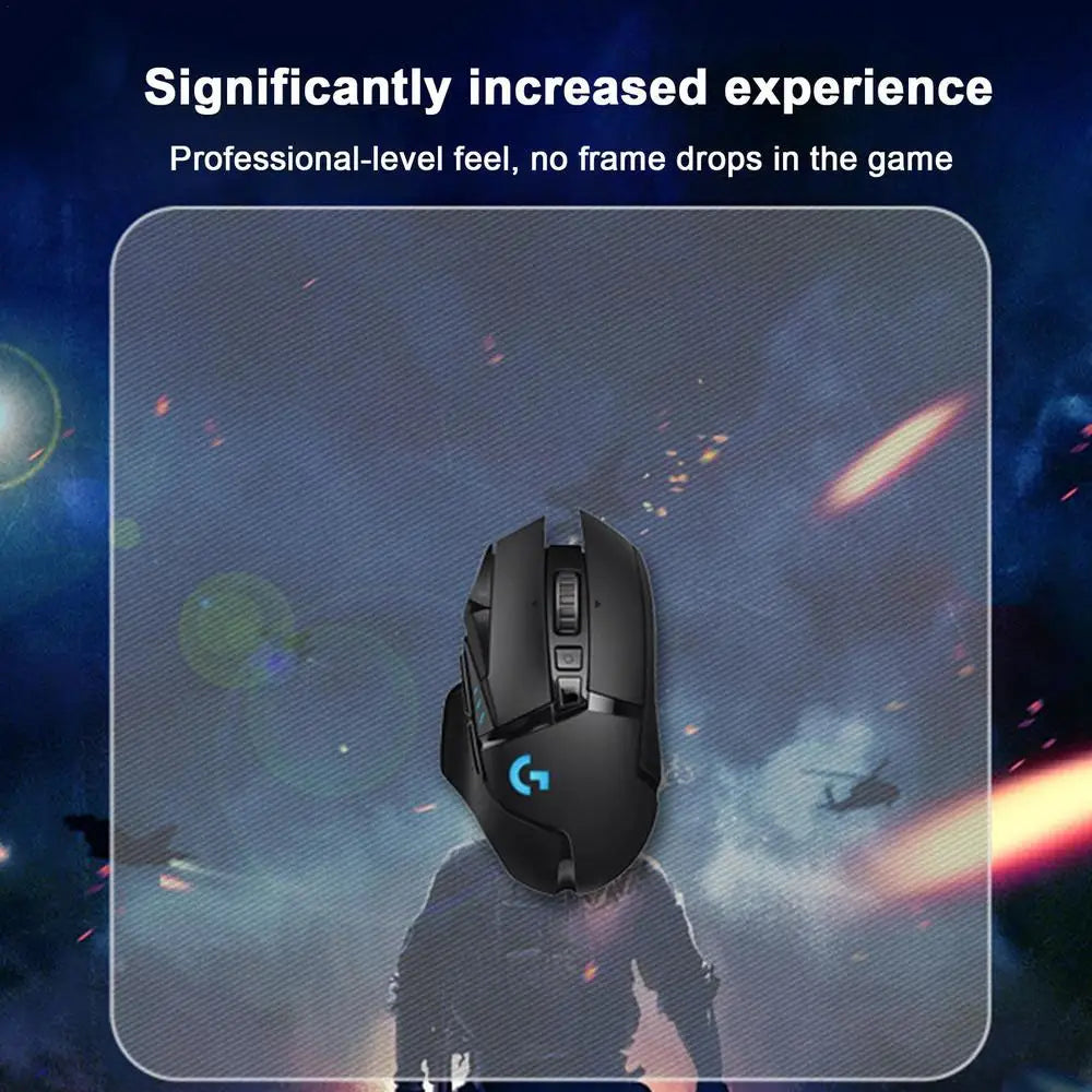 Tempered Glass Transparent Mouse Pad