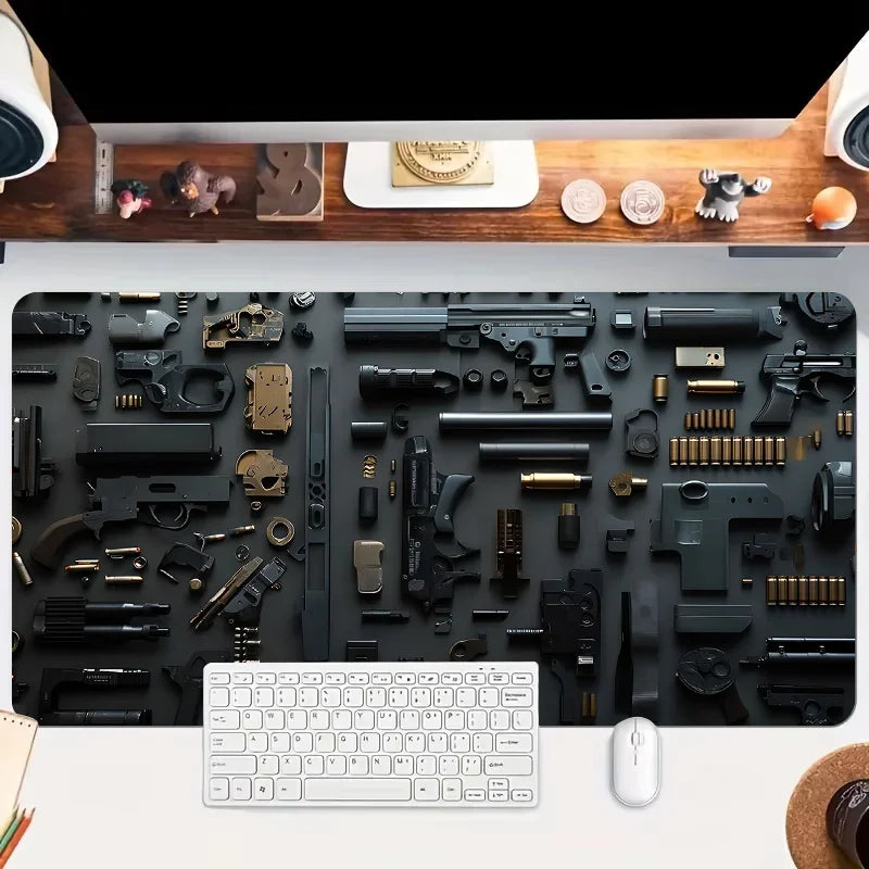 ftvae Gun Parts XXL Gaming Mouse Pad
