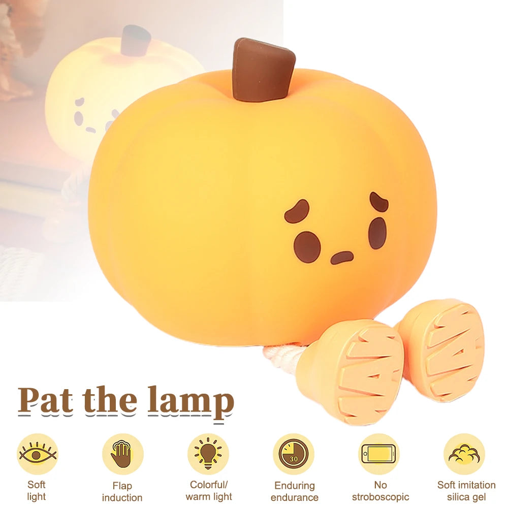 Pumpkin Touch LED Night Light